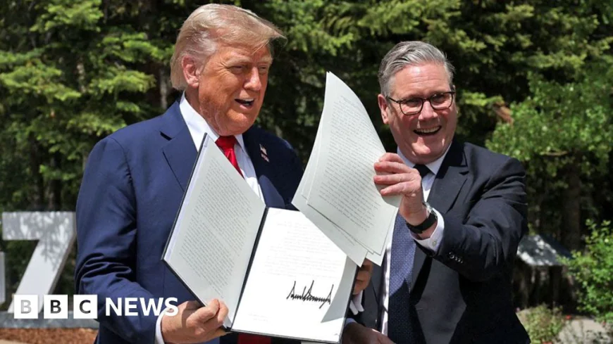 Starmer and Trump agree parts of UK-US tariff deal