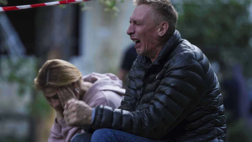 Russia pummels Kyiv with drones and missiles, killing at least 15