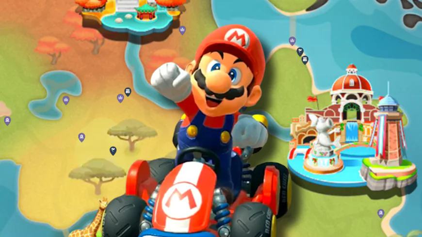 Mario Kart World Interactive Map is Now Available