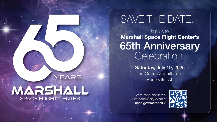 NASA Invites Media to Marshall’s 65th Anniversary Celebration July 19