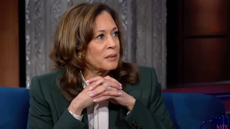 Kamala Harris Tells Colbert Why She’s Not Running for California Governor