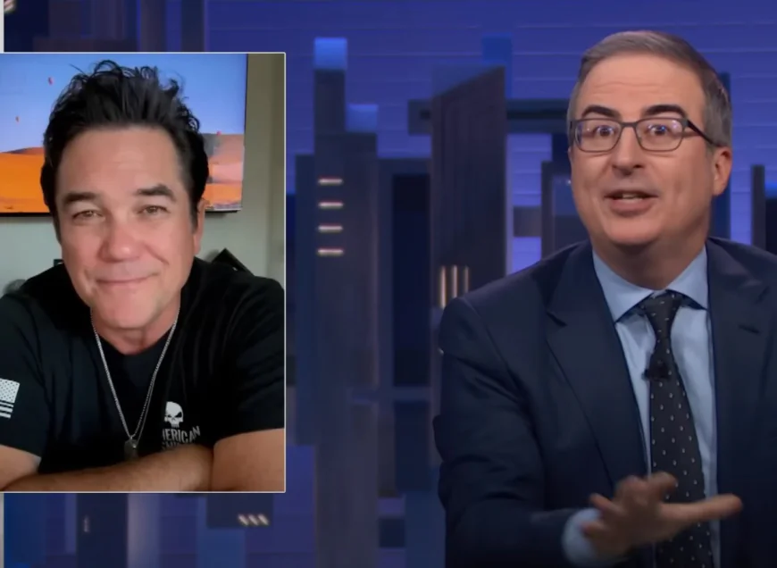 John Oliver Takes Aim at Dean Cain’s Plan to Join ICE