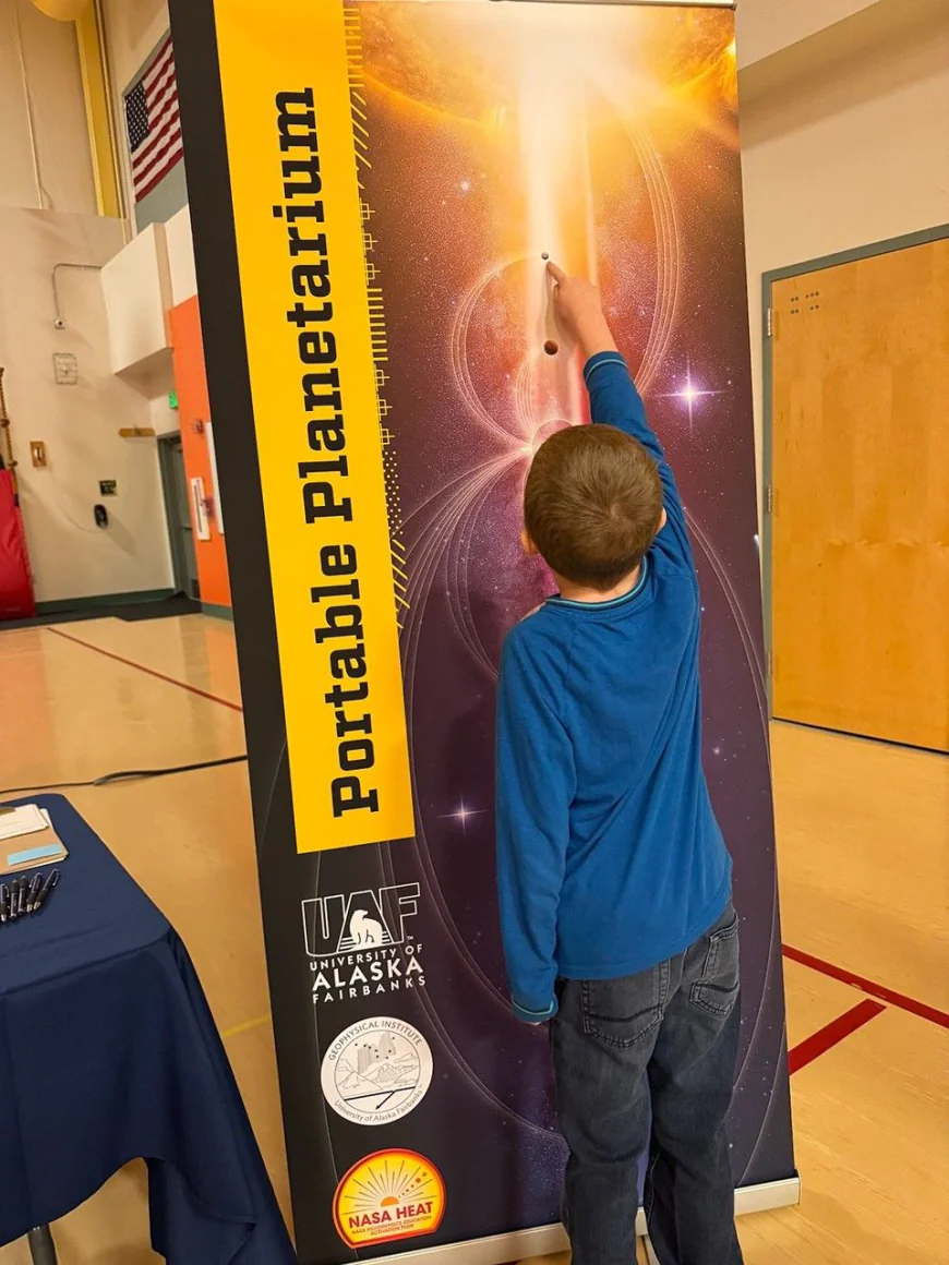 Portable Planetarium takes Thousands of Alaskan Students on a Cosmic Adventure