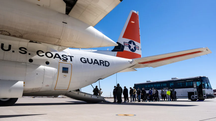 ICE Is Constantly Using Coast Guard Planes to Move Immigrants