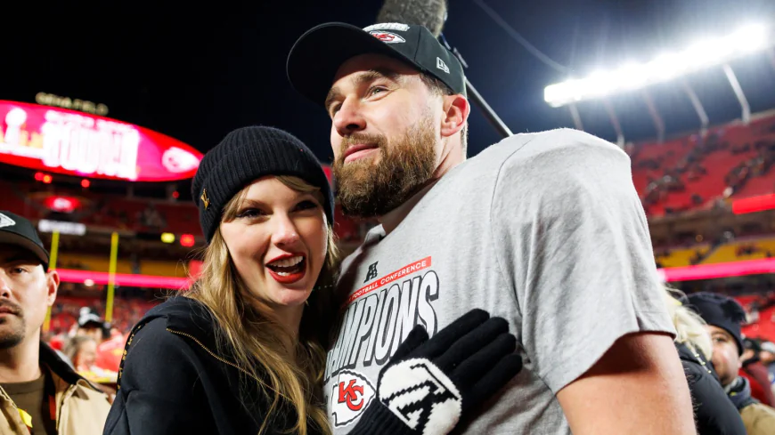 Travis Kelce Is Dancing to Taylor Swift’s New Album While Fans Decipher Podcast Easter Eggs