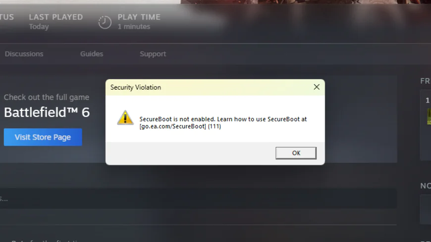 'That Really Sucks' — Battlefield 6 Developer DICE Knows Anti-Cheat Measures Like Secure Boot Mean Some PC Gamers Just Won't Be Able to Play the Game